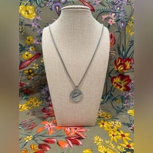 Nike - SET OF 2 - Silver Pendant Unisex Necklace